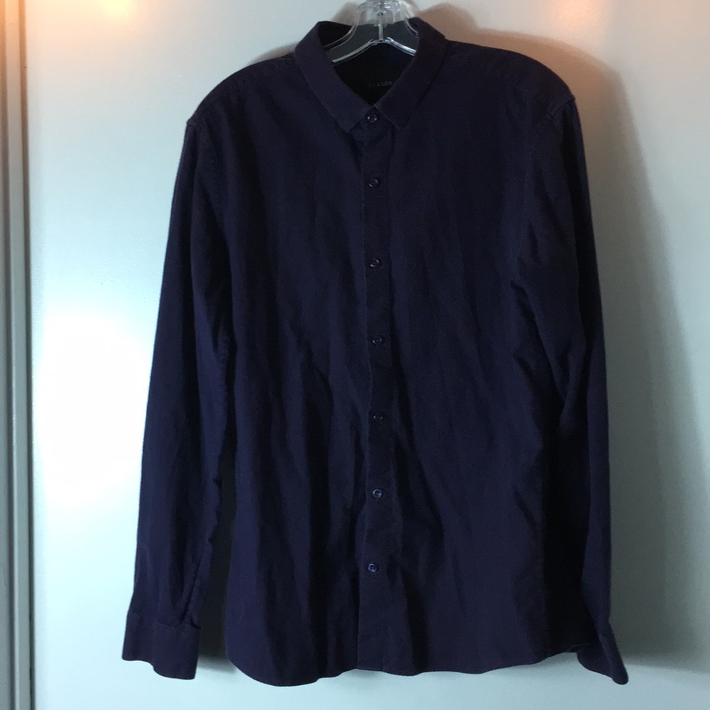 01.Algo purple/pink custom fade dress shirt